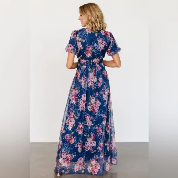 Baltic Born Blue Floral Maxi Dress - Picture 13 of 16